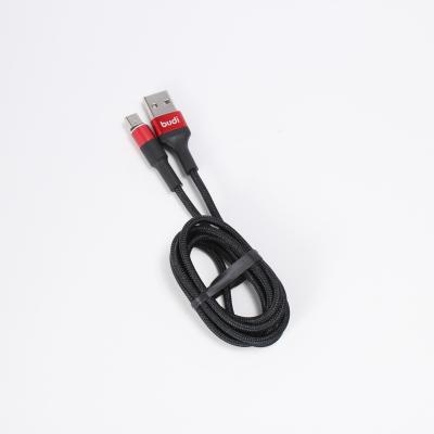 China Budi 1m USB Data Transfer Function Cable Micro Multi Sync Game Cable Braided Data Transfer Cable With Metal Shellfor 1m Date Transfer for sale