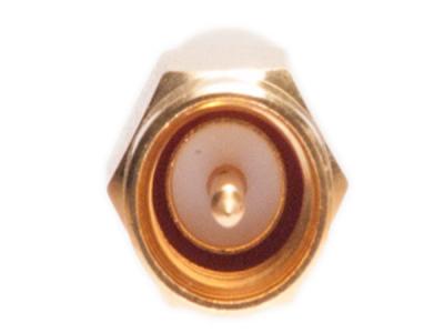 China GR58 / GR142 RF Coaxial Connector Gold Plated Crimp SMA Male Plug for sale