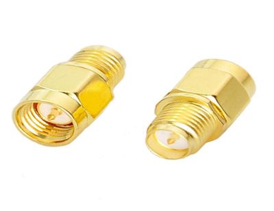 China Screw Wire Radio Frequency Connectors SMA Female to RP SMA Male Adapter Wifi Antenna Plug for sale