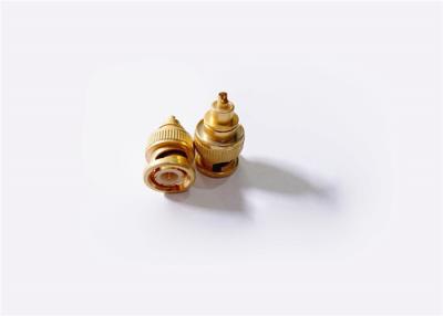 China Conector BNC dual recto del coche 3 gigahertz de la frecuencia para el cable coaxial del RF de 50 ohmios en venta