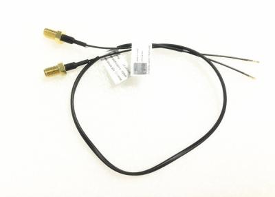 China Black RF Cable Assemblies 2 in 1 SMA connector with NGFF Plug 1.13 mm Coaxial Cable for sale