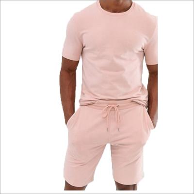 China High Quality QUICK DRY Custom OEM Support Streetwear T-shirt Shorts White And Shorts Cotton Sets for sale