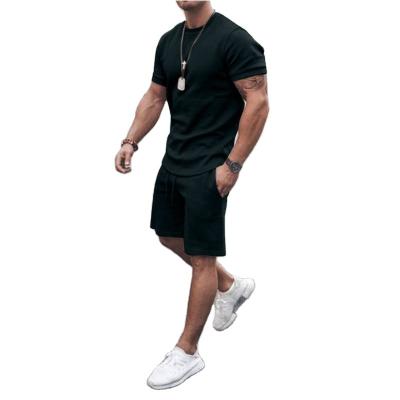 China Hot Sale Tracksuits Custom Mens Clothing Jogging Quick Dry T-Shirt QUICK DRY Shorts Away 2 Piece Set for sale