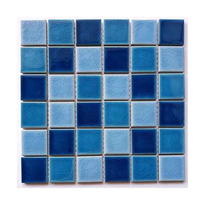 China Modern Ceramic mosaic 48*48MM Kahiman Ceramic Blue green 24Hours Online Service Ceramic mosaic for sale