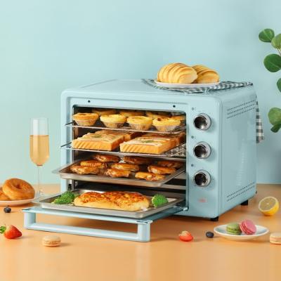 China High Power Adjustable Electric Home Oven 1500W Temperature Pizza Cake Oven 32L Bread Maker Kitchen Appliance Timing Electric Baking Oven for sale