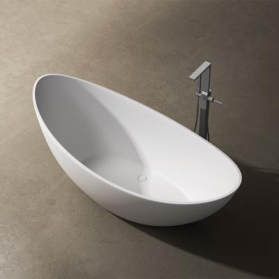 China Silicate Free Aluminum Artificial Stone Bathroom Free Standing Bathtub for sale