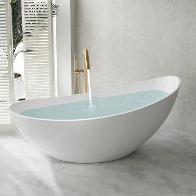 China Bathroom Bathtub Luxury Freestanding Acrylic Soaking Bath for sale