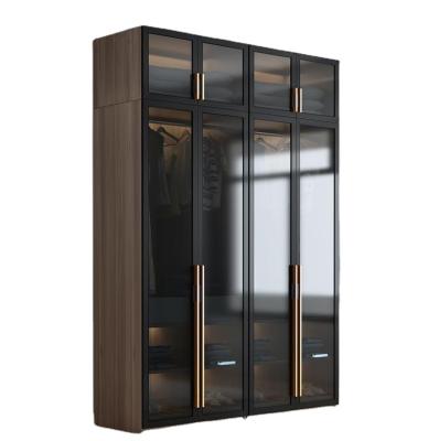 China Customized Simple And Ultra-thin Explosion-proof Storage System Bedroom Environmentally Friendly And Healthy Wardrobe for sale