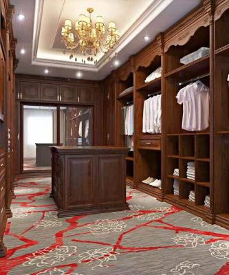 China Convertible Elegant Glass Wardrobe With LED Light Wardrobe Bedroom Furniture Wooden Wardrobes for sale