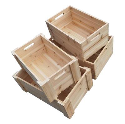 China Solid Wooden Box Makeup Organizer Factory Directly Wholesale Storage Stable Storage Organizer for sale