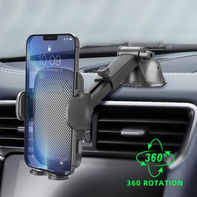 China Taiworld Latest Design Extendable Car Phone Holder Mount Adjustable Washable Sticky Gel Pad For Dashboard Windshield Air Vent Arm Long for sale