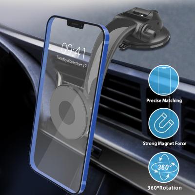 China Magnetic Adjustable Phone Car Mount for iPhone 12 Car Dashboard Mount 360 Adjustable Phone Car Holder for Vehicles for sale