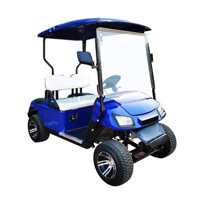 China Golf New 2 Seater Place 2023 Chinese Electric Golf Cart Golf Cart With Head Lights With Professional Meter And Lithium Battery for sale