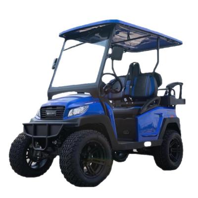 China Golf Place Club Chasing Battery Powered Car Golf Buggy 4 Seat Electric Golf New China Factory Custom for sale