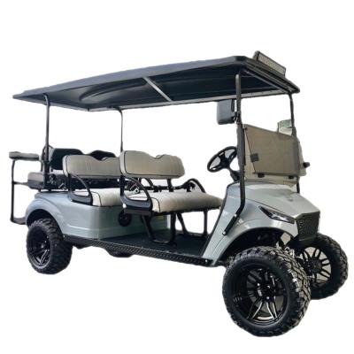 China CE 2023 6 Seater Electric Golf Spot Scooter Club Car Guided Electric Golf Cart With Sunshade Cover For Adults Never Rust For Sale for sale