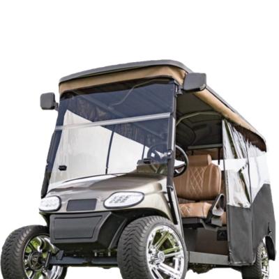 China Chinese golf place factory produces 4 seat electric golf cart with sun visor and windshield electric company vehicles for sale