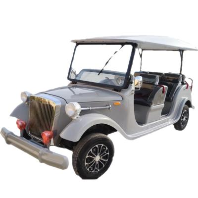 China Outdoor golf play 2023 classic new 6 Seat vintage electric golf car cart tram New Energy classic overseas hot sale factory direct production sales for sale