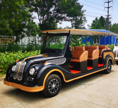 China 2023 Golf Place New Arrival 8 Seater Electric Vintage Classic Sightseeing Car With Sunshade Cover For Adults for sale