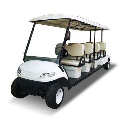 China 2023 New Energy 8 seat electric guided golf cart golf cart with lithium battery and best power system with low price and high quality for sale