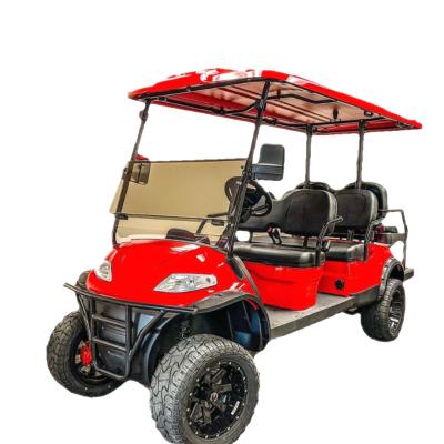 China Perfect Golf Place Timeless Classic And China Unique Modern Fusion Custom Electric Sightseeing Car Metal Carts Comfortable for sale