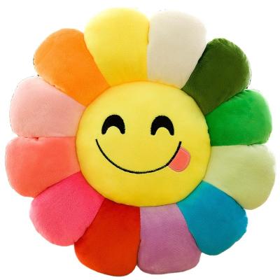 China Fasion Sofa Cushion Pillow Sun Flower Baby Toys Wholesale Sun Flower Plush Soft Stuffed Animal Toy for sale