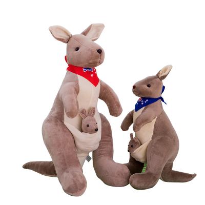 China Custom Plush Toy Manufacturer Stuffed Animal Soft Doll Kangaroo Plush Toys for sale