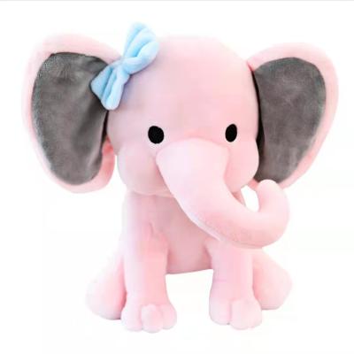 China Fasion Stuffed Large Gray Elephant Plush Toy With Ears For Baby for sale