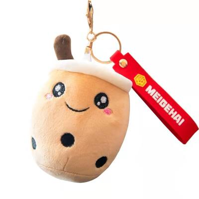 China Hot Selling Game Plush Stuffed Toys Milk Teacup Key Chain Cute Milk Teacup Key Chain As Gifts Milk Teacup Key Chain for sale