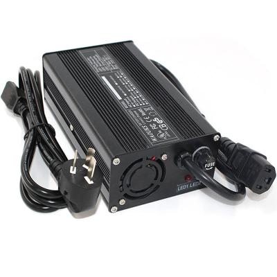 China E-scooter motorcycle rv car 24V 36V 48V 7A 60V 6A 72V forklift lifepo4 Li-ion battery charger CE certificated for electric bike e scooter motorbike rv car for sale