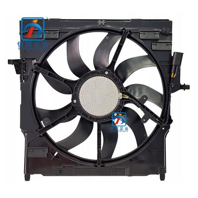 China Brand New Automotive Cooling System Aftermarket X5 E70 Engine Radiator Fan Assembly 17427616103 for sale