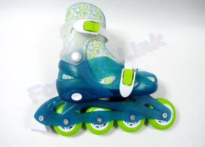 China Multi Color Combination Inline Roller Skates , Adjustable Outdoor Roller Skate Shoes for Kids for sale