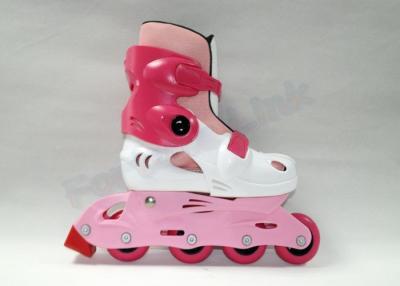 China De roze pvc-de Rolbladen met 4 wielen van Wielmeisjes schaatst/Kinderen en Peuterrolschaatsen Te koop