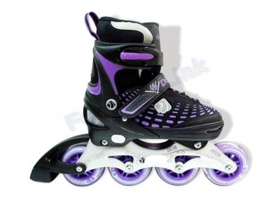 China Boys And Girls Adjustable Ice Skating Shoes / Sports Inline Skates Colorful Design for sale