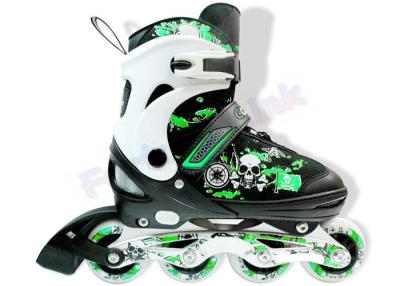 China Kids Inline Skates / Ice Roller Skating Shoes with Mesh + PVC Leather Vamp for sale