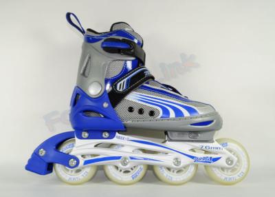 China Knopf justierbare erwachsene Rollschuhe oder Rollerblades 2 PCS-Aluminiumfahrgestelle halbweiches Shell zu verkaufen