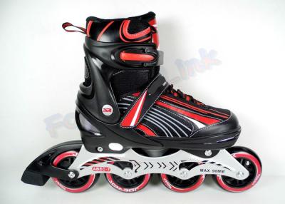 China Women’s PVC Leather Youth Inline Hockey Skates with High Strength and Anti-Wrinkle Mesh for sale