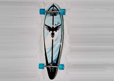 China Four Wheel Fish Canadian Maple Skateboard Decks / Long Cruiser Skateboards for sale