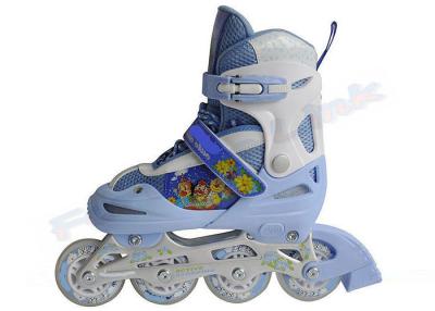 China Light Up 4 Wheel Kids Adjustable Roller Skates / Safe Boys Sports Roller Skates for sale