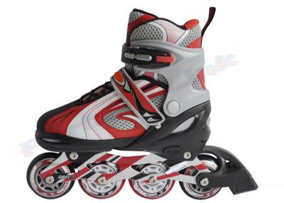 China Outdoor Sports Comfort Padding Girls Inline Roller Skates Adjustable By Push Button for sale