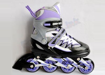 China PU Wheel Entry Level Skating Shoes Adjustable Roller Skates for Kids / Children / Youth for sale