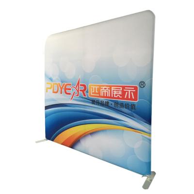 China Advertising 10ft Tension Straight Wall Display For Indoor Display for sale