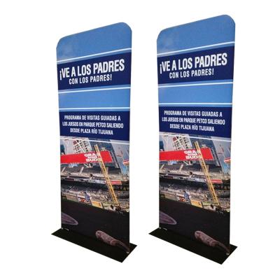 China Advertising Custom 7ft EZ Tube Tension Fabric Frame Display Banner Stand For Event for sale