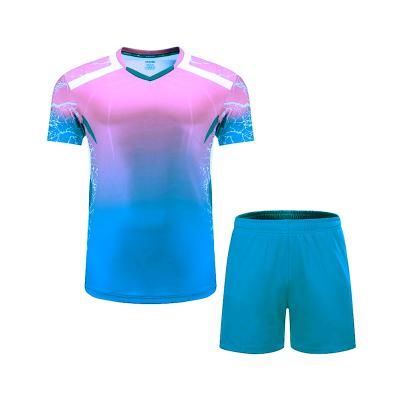 China Polyester/Cotton Custom Design Dry Fit Man Badminton T-Shirts Badminton T-Shirt & Shoes Tank Top Set for sale