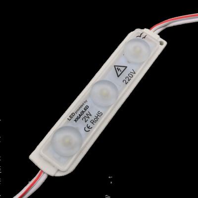 China AlGaInP china 220V/110V 3 light sign lens 2w modulo De led mini smd led module injection 2835 led modules for sale