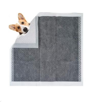 China Biodegradable Pet Pee Pad Charcoal Cheap Pet Sustainable Absorbent Bamboo Pad Puppy Training Dog Pee Pad for sale