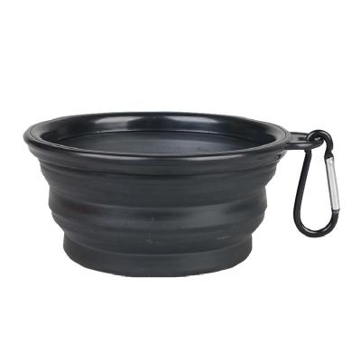 China Designer Non-automatic Pet Bowl Silicon Bowl Pet Feeding Travel Portable Pet Bowl for sale