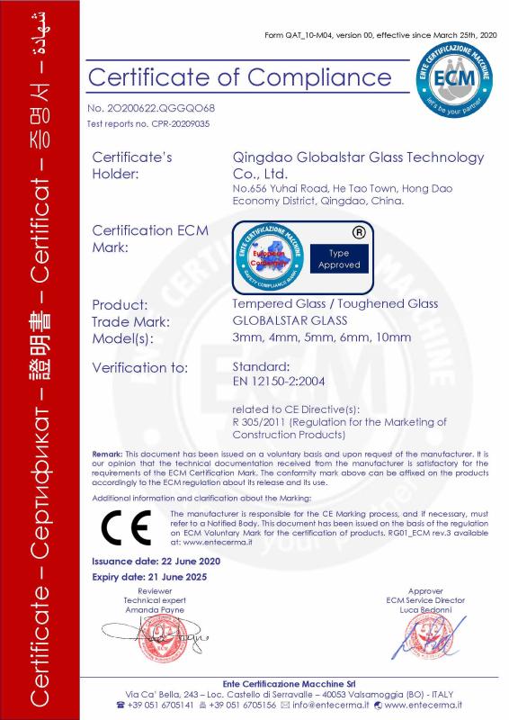 CE - Qingdao Globalstar Industry Co., Ltd.