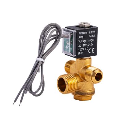 China DWPC Air Solenoid Valve Air Compressor Air Solenoid Valve Machinery Workshops Repairs Pneumatic Aluminum G1/4