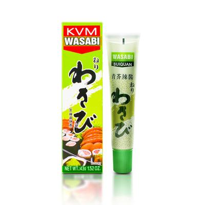 China KVM hot Horseradish Sauce Wasabi Powder For Sushi Seasonings 43gx100 for sale