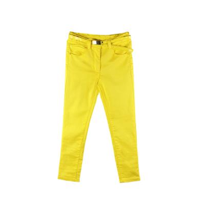 China Anti-pilling Summer Version Stain Spring and Leg Loose Straight Wide Leg Solid Color Belt Decoration Girls Casual Pants for sale